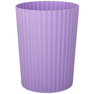 Small Trash Can Plastic Wastebasket Round Garbage Container Bin for Bathroom